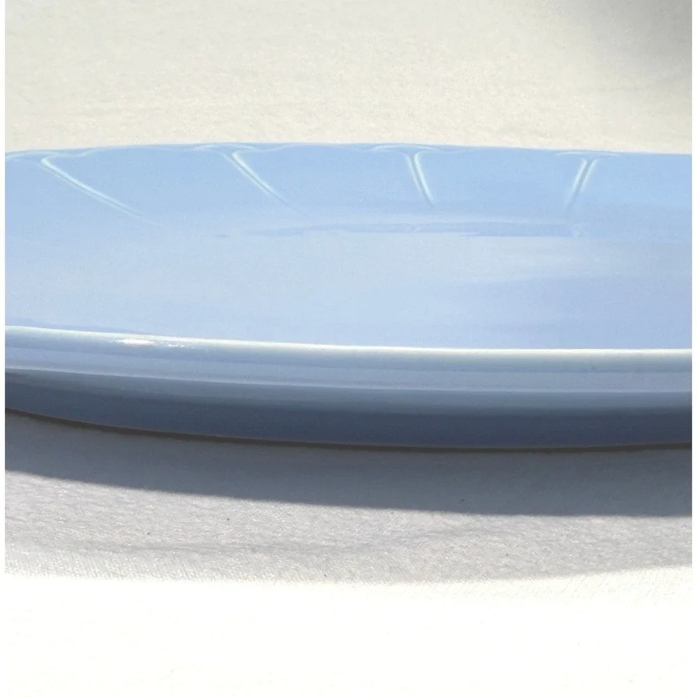 Corelle Coordinates Blue Oval Serving Platter‎ Stoneware 17.5